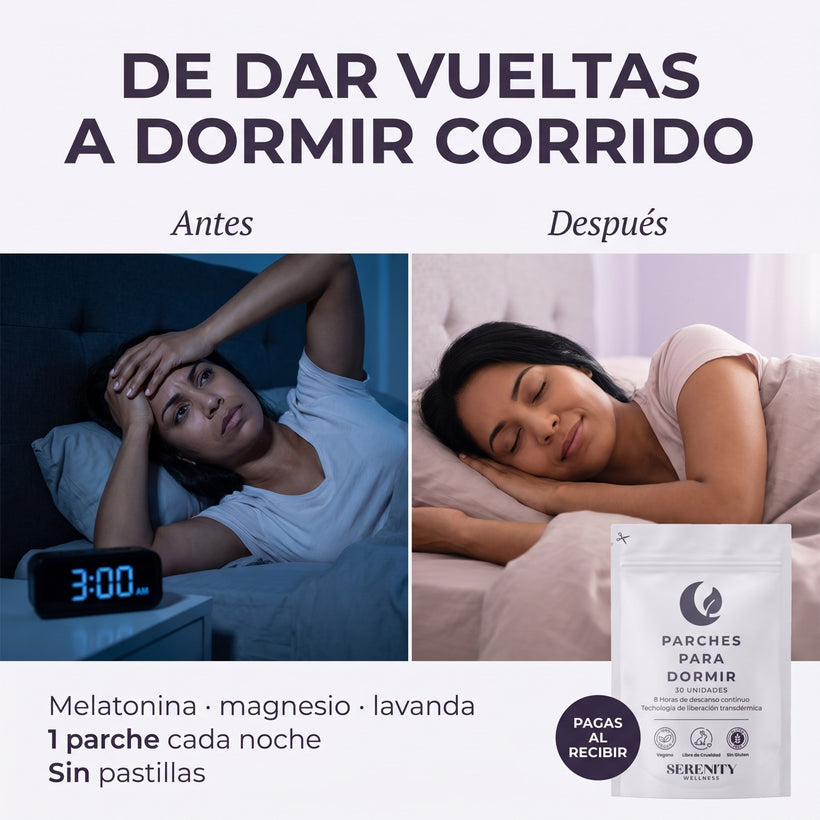 Antes y después — Parches Para Dormir
