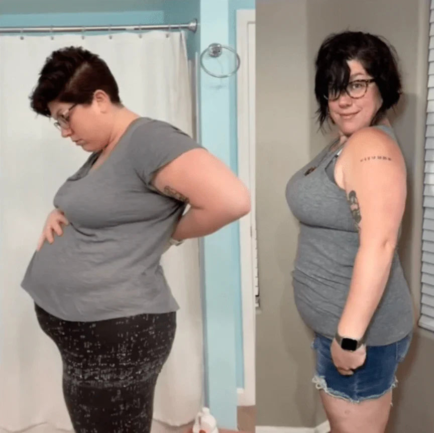 Transformación de Carolina con su rutina Serenity